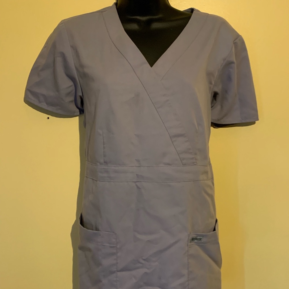 Greys Anatomy Women’s Scrub Top Grey L